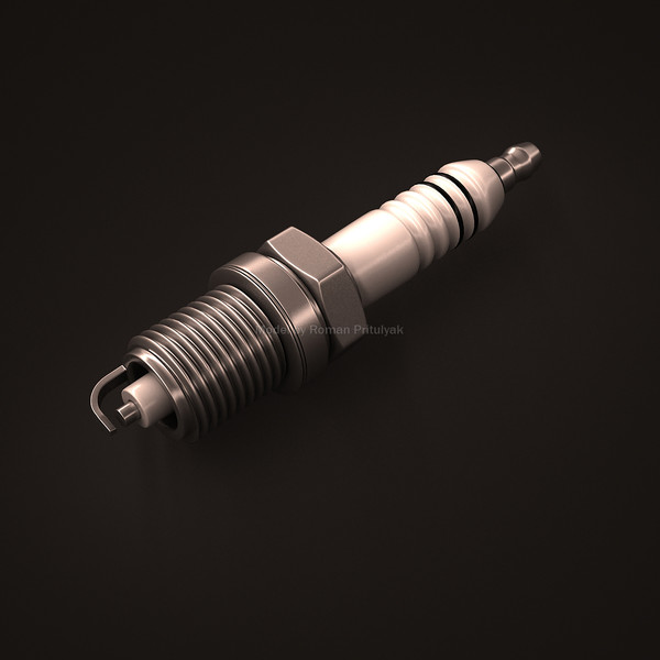 3d model of spark plug - Spark Plug... by RomanPritulyak