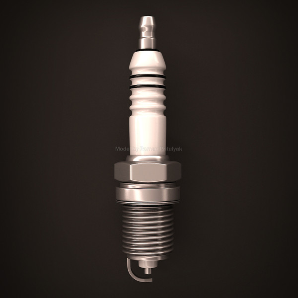 3d model of spark plug - Spark Plug... by RomanPritulyak