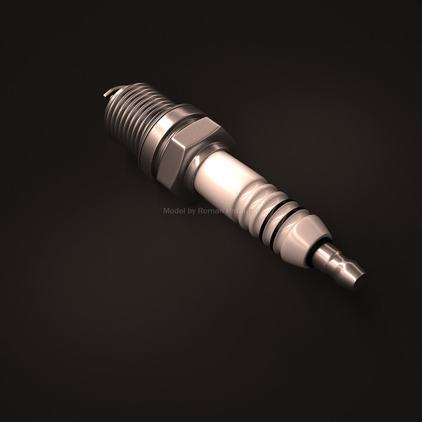 3d model of spark plug - Spark Plug... by RomanPritulyak