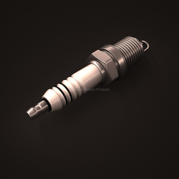3d model of spark plug - Spark Plug... by RomanPritulyak