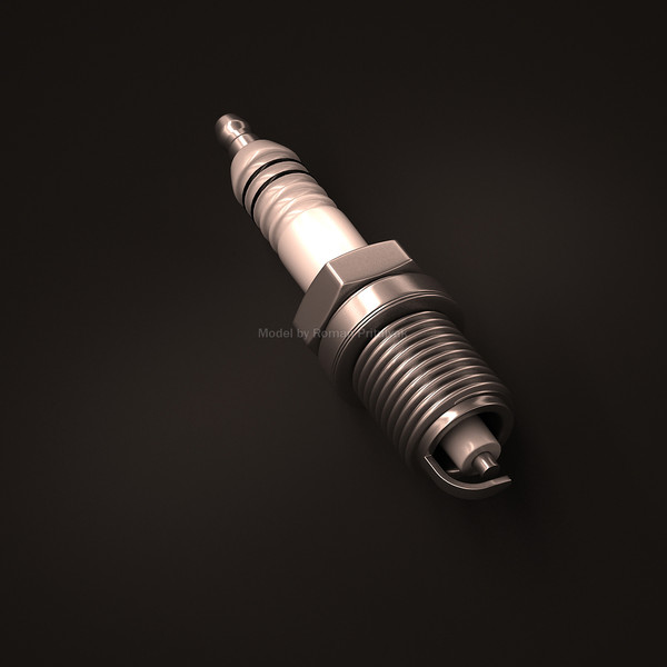 3d model of spark plug - Spark Plug... by RomanPritulyak