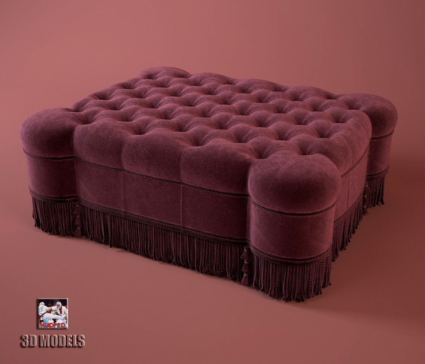 pouff artistic 3d max - pouff_ARTISTIC_ by kupfer