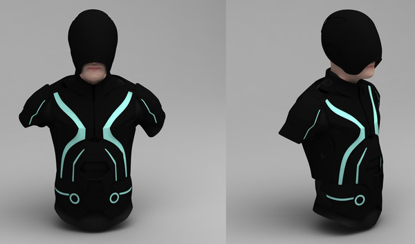 3d model tron guard - Tron Guard by dentonvanzan