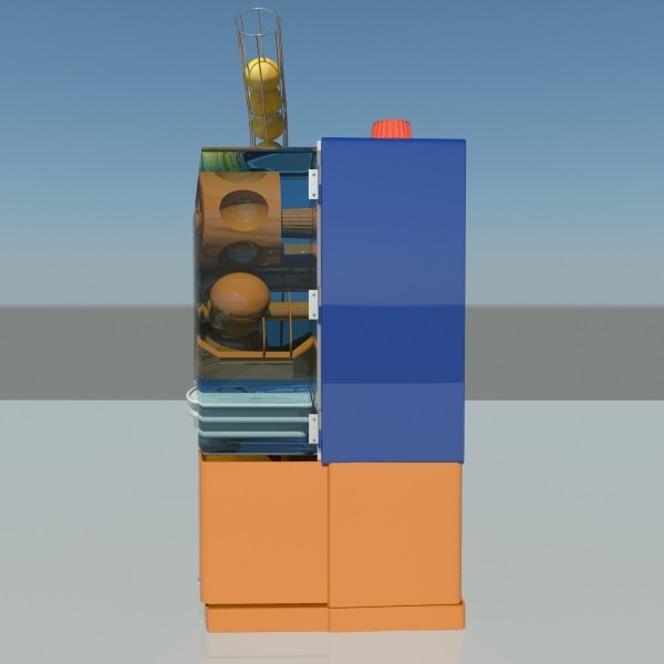 3d juicer cafe restaurant model - Juicer Mental Ray by RWKnope