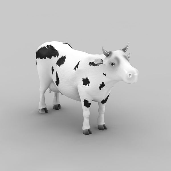 cow animation 3d 3ds - Animal.Cow.MAX.MF by 3DLocker