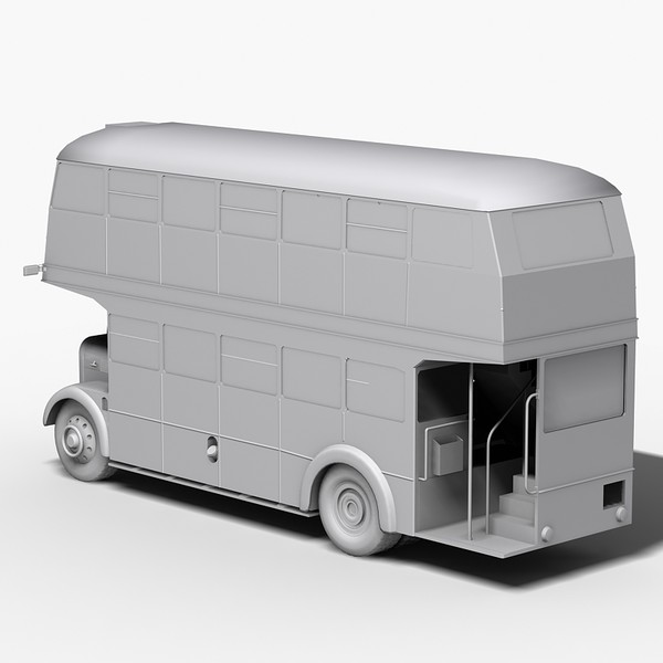 3d model traditional double decker bus - Double Decker Bus by Sandu_Bublic