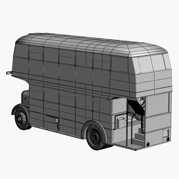 3d model traditional double decker bus - Double Decker Bus by Sandu_Bublic