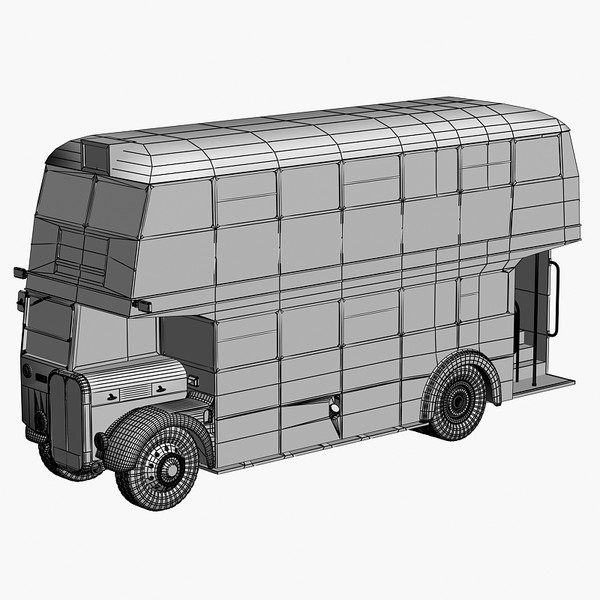 3d model traditional double decker bus - Double Decker Bus by Sandu_Bublic