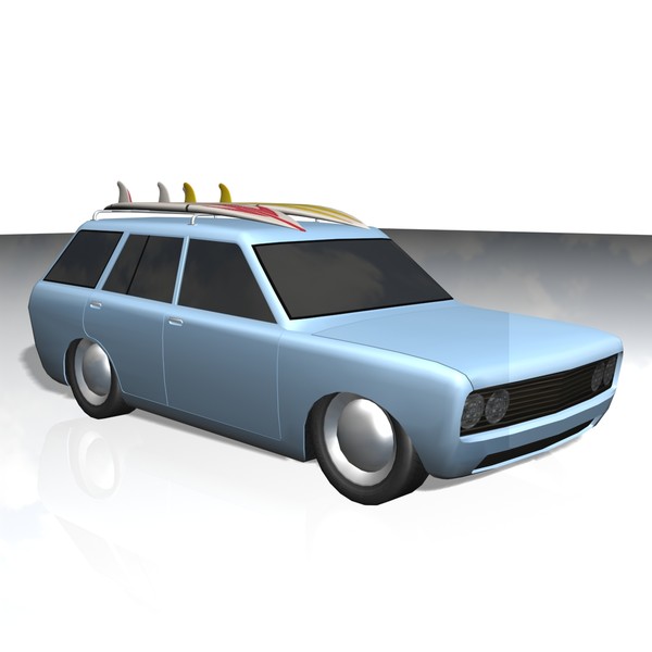 3ds datsun 1970 - 1970 Datsun - Modified - by CarCus Creations
