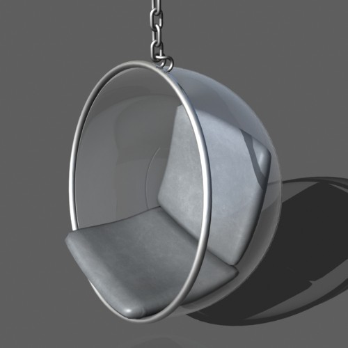 bubble chair 3d 3ds - Bubble Chair by mostlysquare