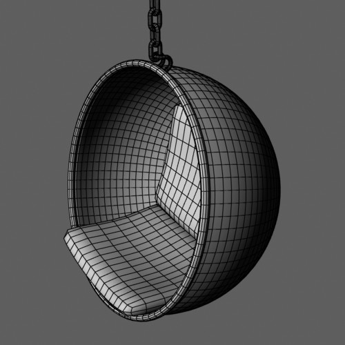 bubble chair 3d 3ds - Bubble Chair by mostlysquare