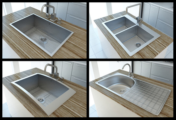 kitchen sinks max - kitchen_volume1_sinks by ExtendedPrimitives