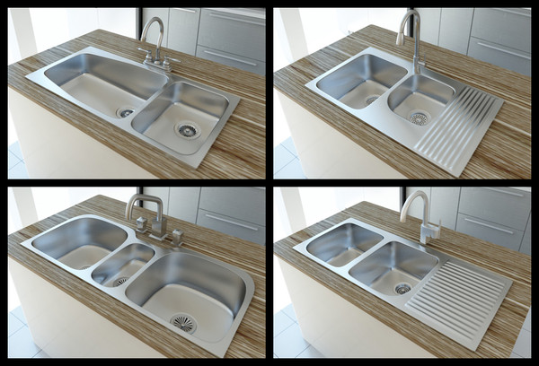 kitchen sinks max - kitchen_volume1_sinks by ExtendedPrimitives