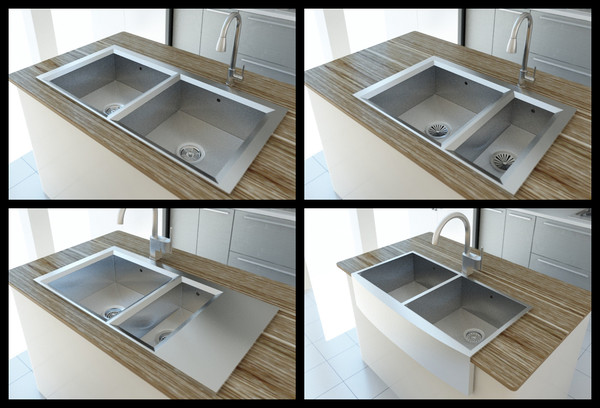 kitchen sinks max - kitchen_volume1_sinks by ExtendedPrimitives