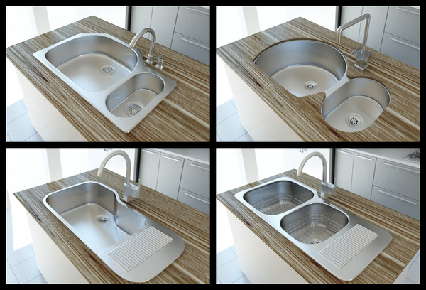 kitchen sinks max - kitchen_volume1_sinks by ExtendedPrimitives