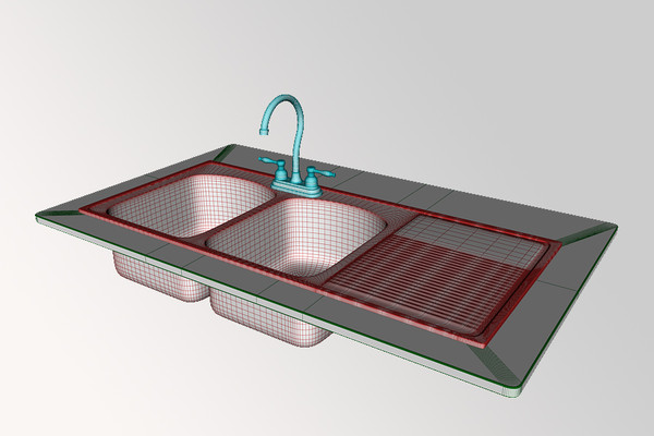 kitchen sinks max - kitchen_volume1_sinks by ExtendedPrimitives