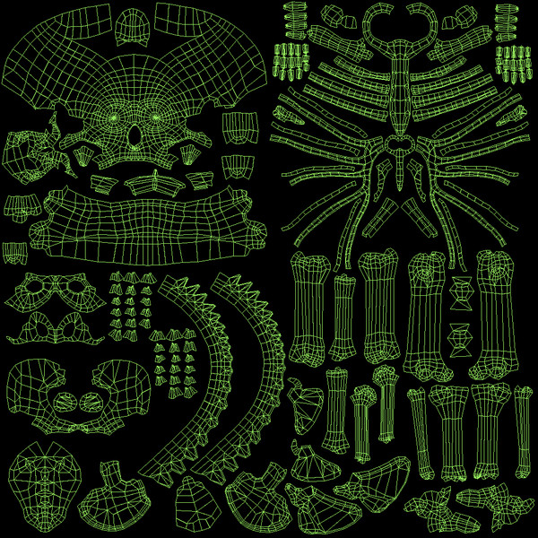 3d human skeleton - Human Skeleton 3... by 3DAssetForge