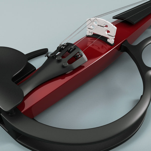 c4d yamaha sv-150 silent violin - Yamaha SV-150 Silent Violin by 3d_molier