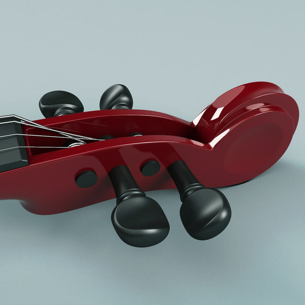 c4d yamaha sv-150 silent violin - Yamaha SV-150 Silent Violin by 3d_molier