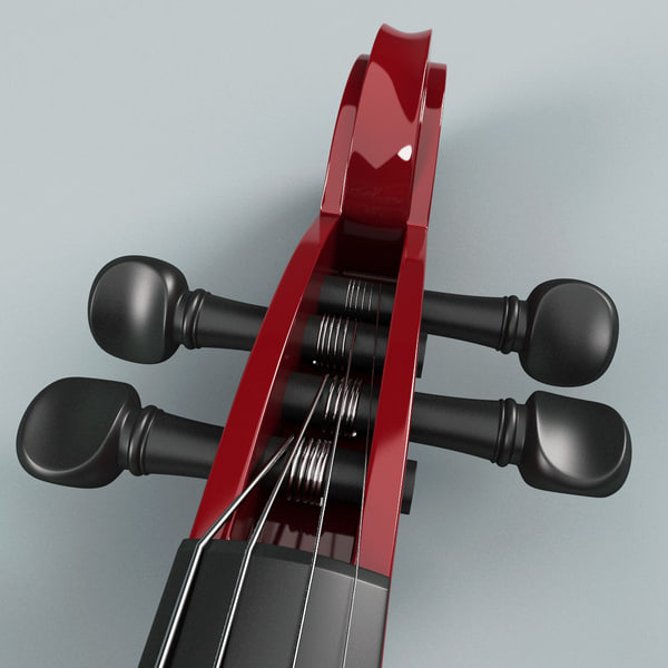 c4d yamaha sv-150 silent violin - Yamaha SV-150 Silent Violin by 3d_molier