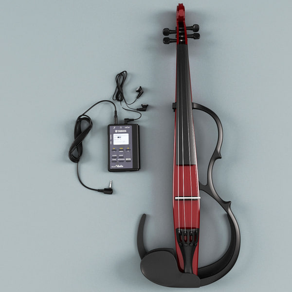 3d yamaha sv-150 silent violin - Yamaha SV-150 Silent Violin Collection by 3d_molier