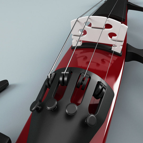 3d yamaha sv-150 silent violin - Yamaha SV-150 Silent Violin Collection by 3d_molier