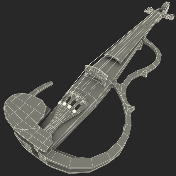 3d yamaha sv-150 silent violin - Yamaha SV-150 Silent Violin Collection by 3d_molier