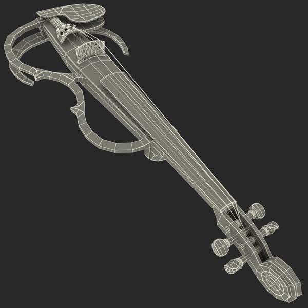 3d yamaha sv-150 silent violin - Yamaha SV-150 Silent Violin Collection by 3d_molier