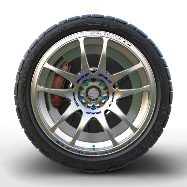 wheel emotion 3d max - Work Emotion... by redline_or_nothing