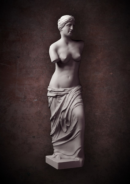 venus hi 3d model - Venus hi poly + low poly by valdic