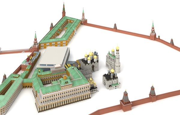 3d model moscow kremlin russia - Moscow Kremlin by Sighty