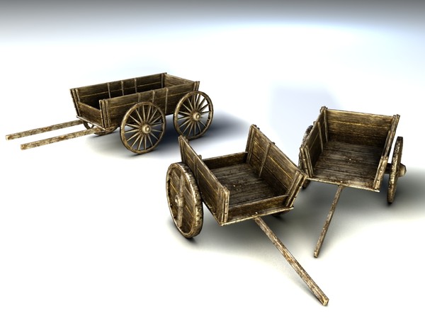 3ds max cart ingame wheel - Carts by csirkeFrs
