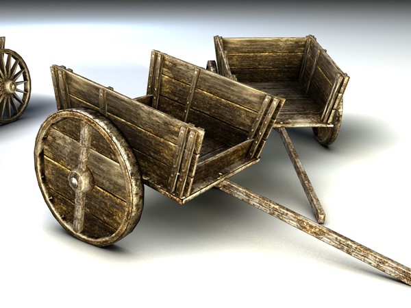 3ds max cart ingame wheel - Carts by csirkeFrs