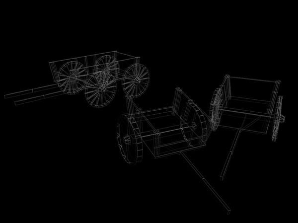 3ds max cart ingame wheel - Carts by csirkeFrs