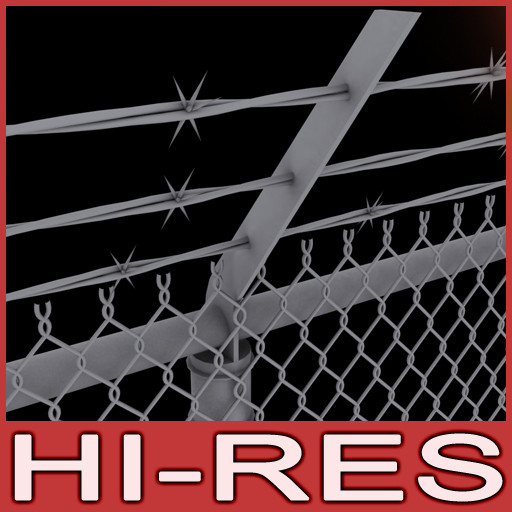 3d max fence lod - fence high detailed include LOD by csirkeFrs