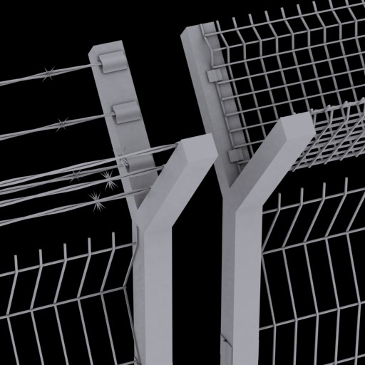 3ds max variable wired fence - Variable Wired Fence by csirkeFrs