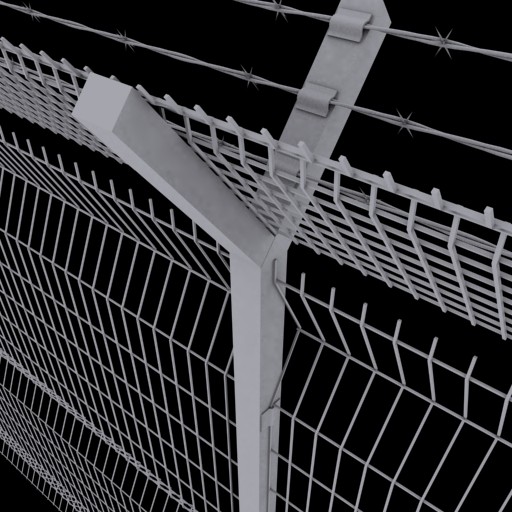 3ds max variable wired fence - Variable Wired Fence by csirkeFrs