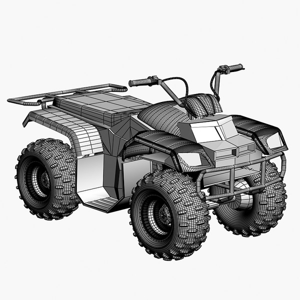 3d yamaha grizzly atv model - Yamaha Grizzly ATV by Sandu_Bublic