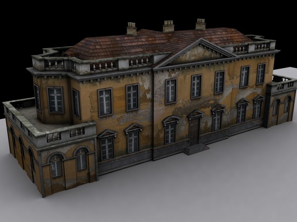 3ds max small city hall building - Small City Hall Building by csirkeFrs