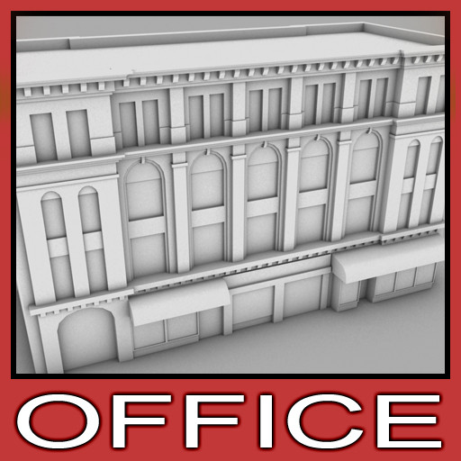 3dsmax old office building - Old Office Building by csirkeFrs