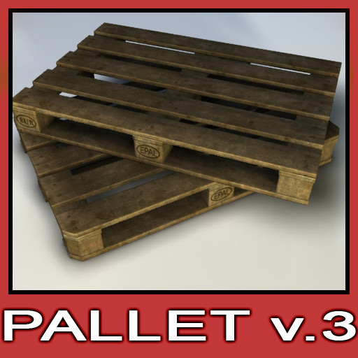 wood pallet v 3 max - Wood pallet v_3 by csirkeFrs