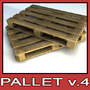 wood pallet v 4 3d x