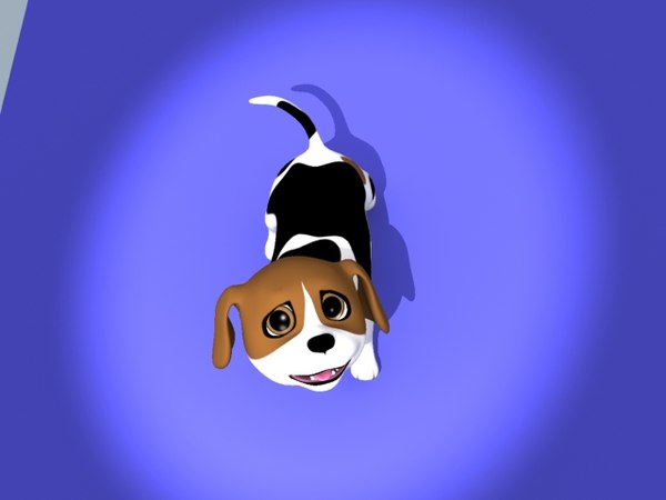 3d cartoon doggy - Rigged Cartoon Doggy 01... by Denys Almaral