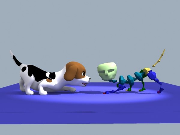 3d cartoon doggy - Rigged Cartoon Doggy 01... by Denys Almaral
