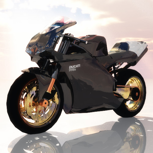 ducati 998s 3d 3ds - ducati 998s by xinkun