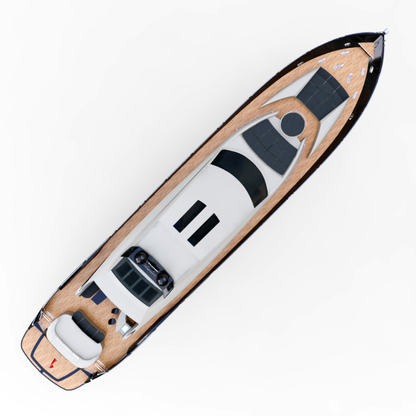3ds max modern yacht - Modern Yacht by mellow box
