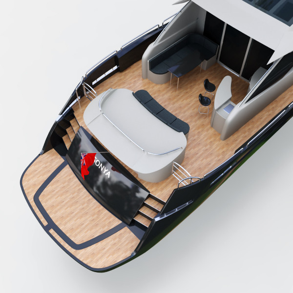 3ds max modern yacht - Modern Yacht by mellow box