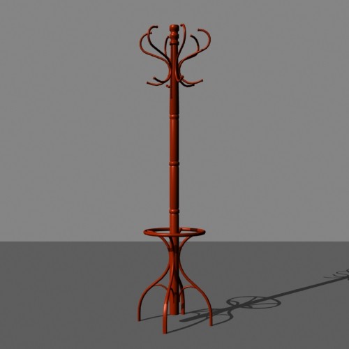 coat rack lwo - Coat Rack by mostlysquare
