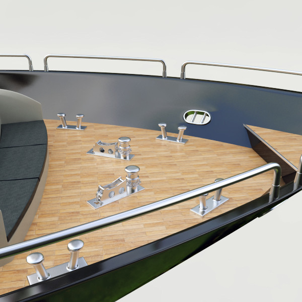 3ds max modern yacht - Modern Yacht by mellow box