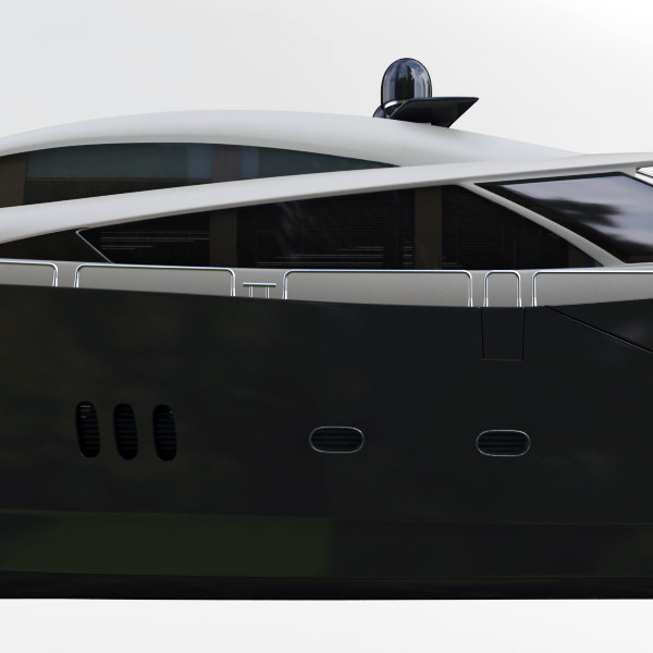 3ds max modern yacht - Modern Yacht by mellow box